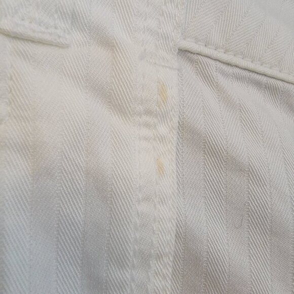 NWT Candie's Pants White Crop Capri Size 7 Cotton Blend Juniors NEW Read - Picture 5 of 11